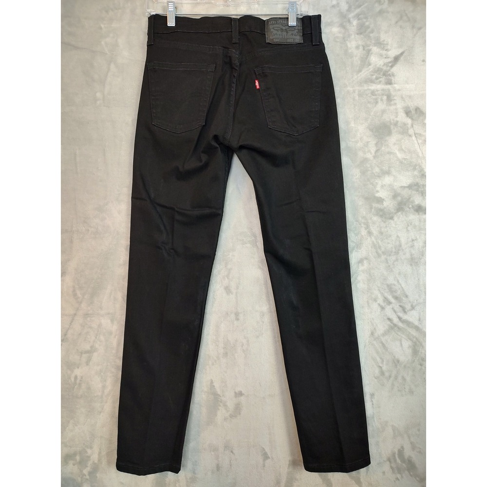 Levi Strauss 511 Slim Fit Black Jeans Men W29‎ L30